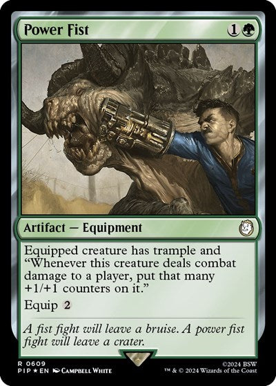 Power Fist (Surge Foil) (Universes Beyond: Fallout) Near Mint