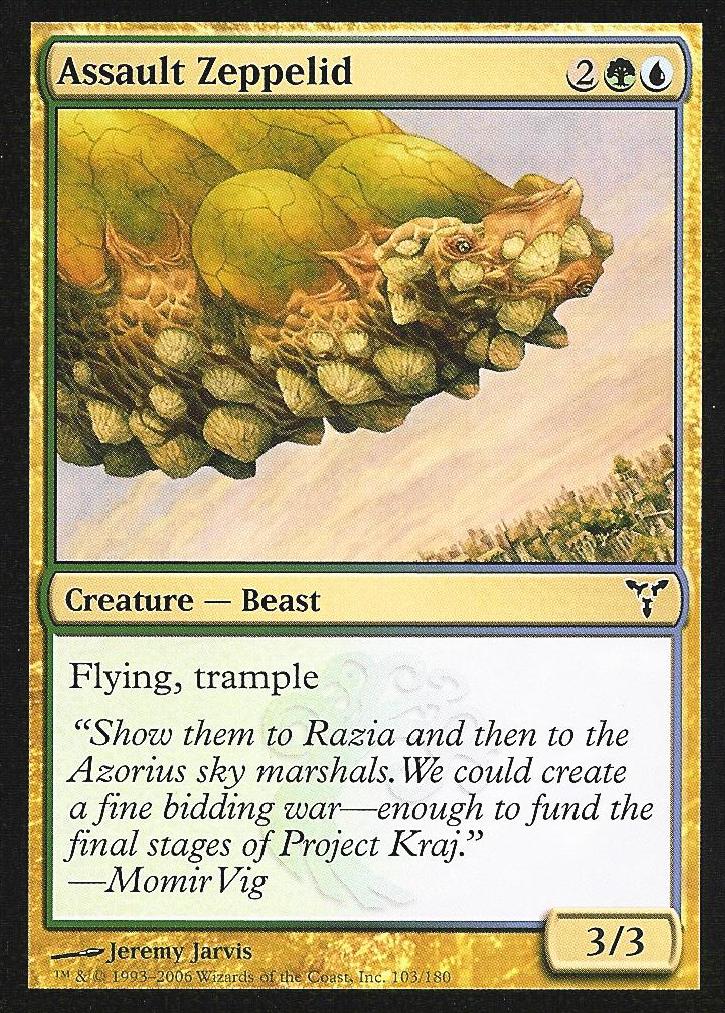Assault Zeppelid (Dissension) Light Play