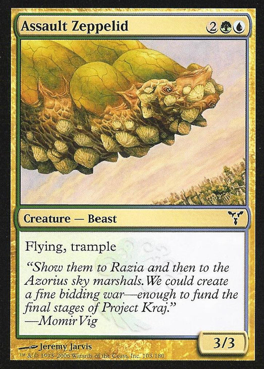 Assault Zeppelid (Dissension) Near Mint Foil