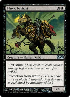 Black Knight (Magic 2010 Core Set) Light Play