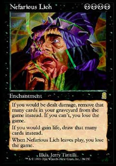 Nefarious Lich (Odyssey) Near Mint
