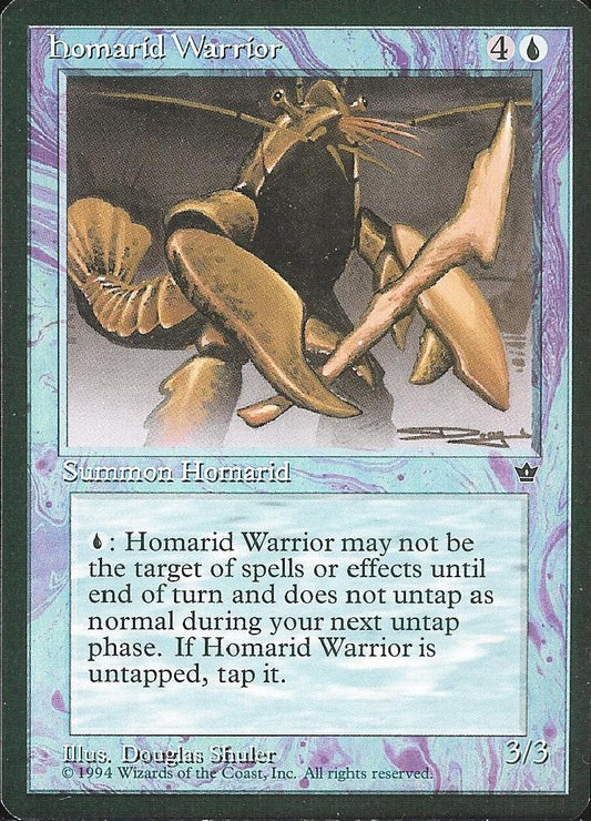 Homarid Warrior (3) (Fallen Empires) Near Mint