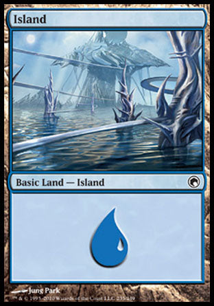 Island (235) (Scars of Mirrodin) Near Mint
