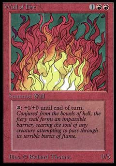 Wall of Fire (Alpha) Near Mint