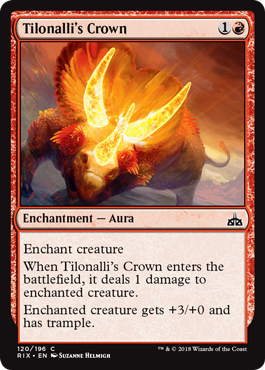 Tilonalli's Crown (Rivals of Ixalan) Near Mint Foil