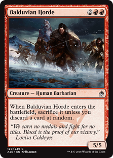 Balduvian Horde (Masters 25) Near Mint