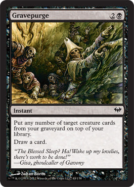 Gravepurge (Dark Ascension) Near Mint