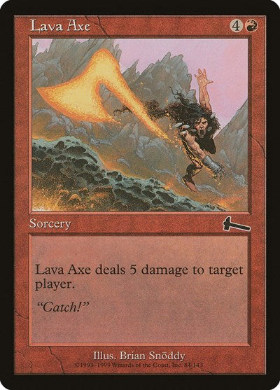 Lava Axe (Urza's Legacy) Near Mint