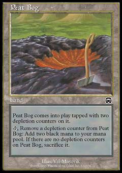 Peat Bog (Mercadian Masques) Near Mint Foil