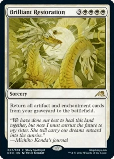 Brilliant Restoration (Kamigawa: Neon Dynasty) Near Mint