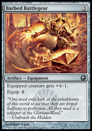 Barbed Battlegear (Scars of Mirrodin) Near Mint Japanese