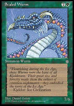 Scaled Wurm (Ice Age) Near Mint