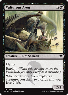 Vulturous Aven (Dragons of Tarkir) Near Mint