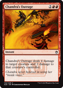 Chandra's Outrage (Masters 25) Near Mint Foil