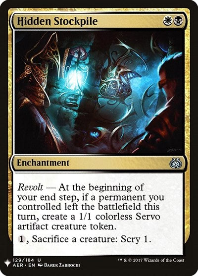 Hidden Stockpile (Mystery Booster) Near Mint