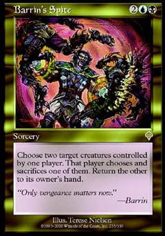 Barrin's Spite (Invasion) Near Mint Foil