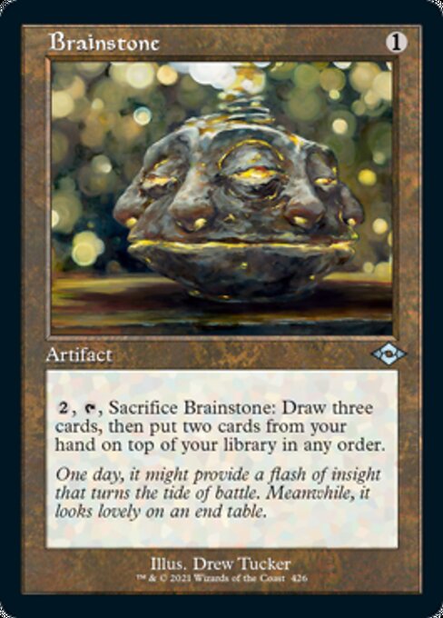 Brainstone (Retro Frame) (Modern Horizons 2) Near Mint Etched Foil