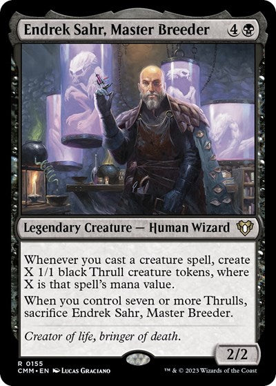 Endrek Sahr, Master Breeder (Commander Masters) Near Mint