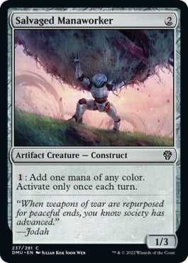 Salvaged Manaworker (Dominaria United) Near Mint Foil
