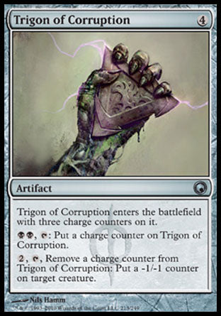 Trigon of Corruption (Scars of Mirrodin) Near Mint