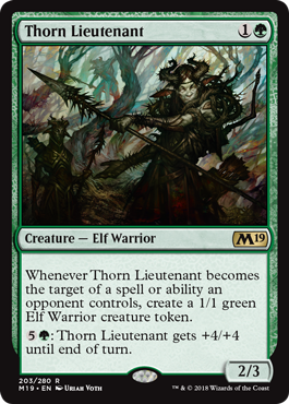 Thorn Lieutenant (Magic 2019 Core Set) Near Mint