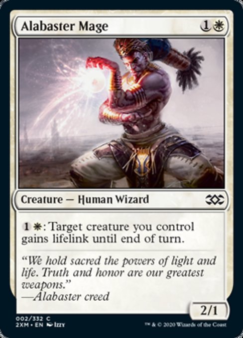 Alabaster Mage (Double Masters) Near Mint Foil