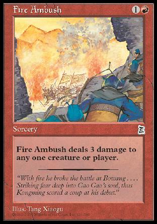Fire Ambush (Portal Three Kingdoms) Near Mint Chinese