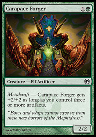 Carapace Forger (Scars of Mirrodin) Light Play