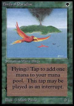Birds of Paradise (Alpha) Near Mint