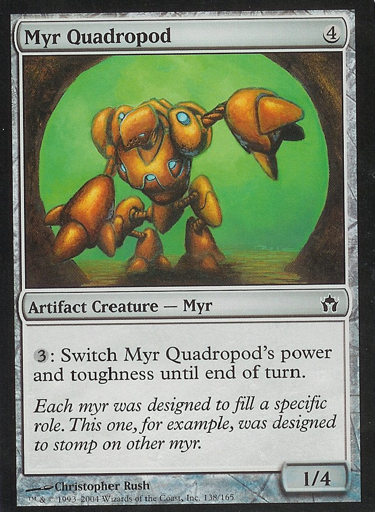 Myr Quadropod (Fifth Dawn) Near Mint Foil