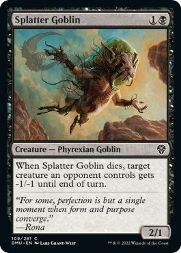 Splatter Goblin (Dominaria United) Near Mint