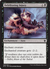 Debilitating Injury (Khans of Tarkir) Near Mint Foil