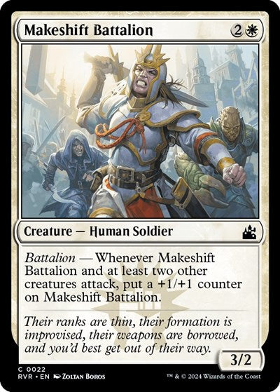 Makeshift Battalion (Ravnica Remastered) Near Mint