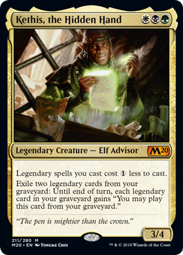 Kethis, the Hidden Hand (Magic 2020 Core Set) Near Mint Foil