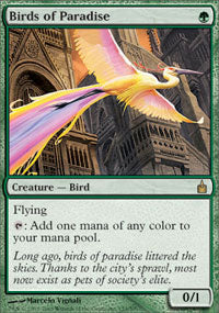 Birds of Paradise (Ravnica) Near Mint Foil
