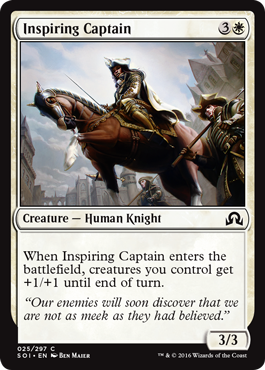 Inspiring Captain (Shadows Over Innistrad) Near Mint