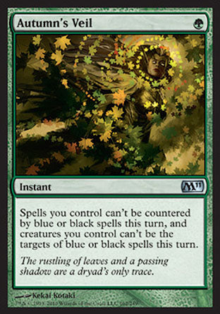 Autumn's Veil (Magic 2011 Core Set) Near Mint Foil