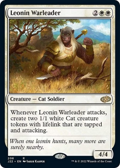 Leonin Warleader (Jumpstart 2022) Near Mint