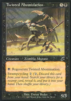 Twisted Abomination (Scourge) Light Play Foil