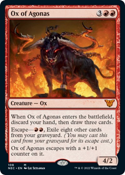 Ox of Agonas (Commander: Kamigawa: Neon Dynasty) Near Mint