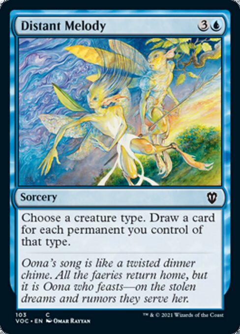 Distant Melody (Commander 2021 Crimson Vow) Near Mint