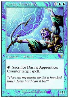 Daring Apprentice (7th Edition) Light Play