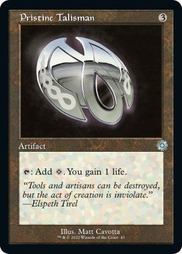 Pristine Talisman (The Brothers' War: Retro Frame Artifacts) Near Mint