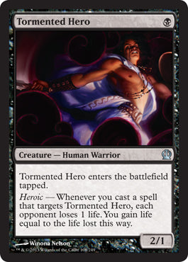 Tormented Hero (Theros) Near Mint Foil Japanese