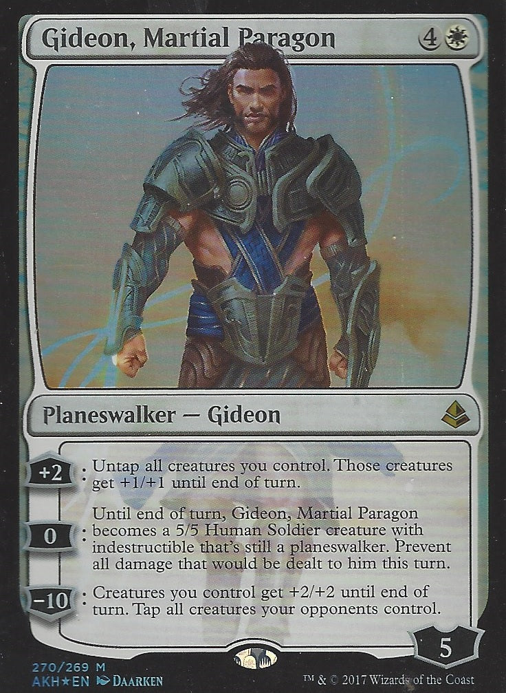 Gideon Martial Paragon (Amonkhet) Near Mint