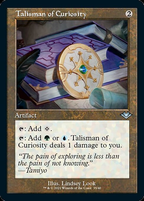 Talisman of Curiosity (Modern Horizons 1 Retro Frames) Near Mint Etched Foil