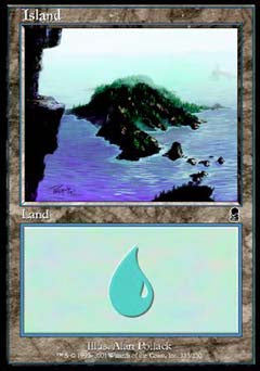 Island (335) (Odyssey) Near Mint Chinese