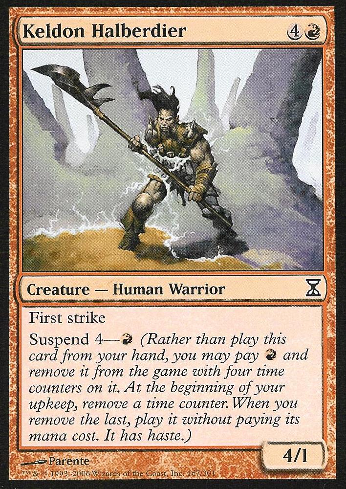 Keldon Halberdier (Time Spiral) Near Mint Russian