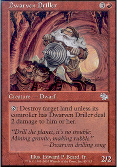 Dwarven Driller (Judgment) Near Mint Foil