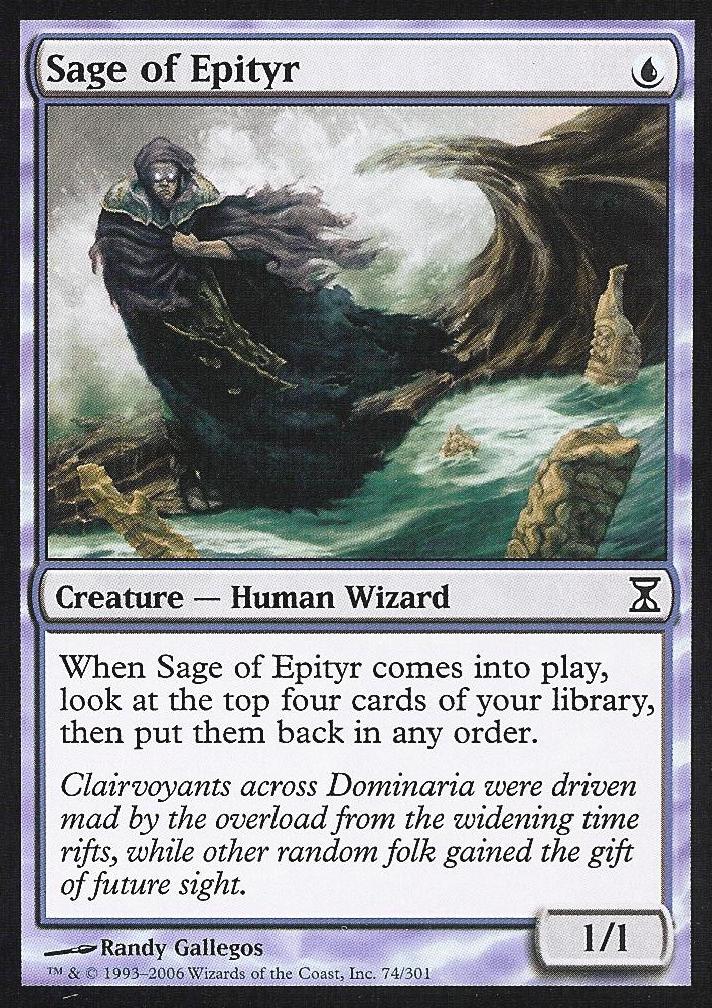 Sage of Epityr (Time Spiral) Near Mint Foil